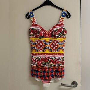 NWT- Dolce & Gabbana Colorful Bodysuit- IT 40